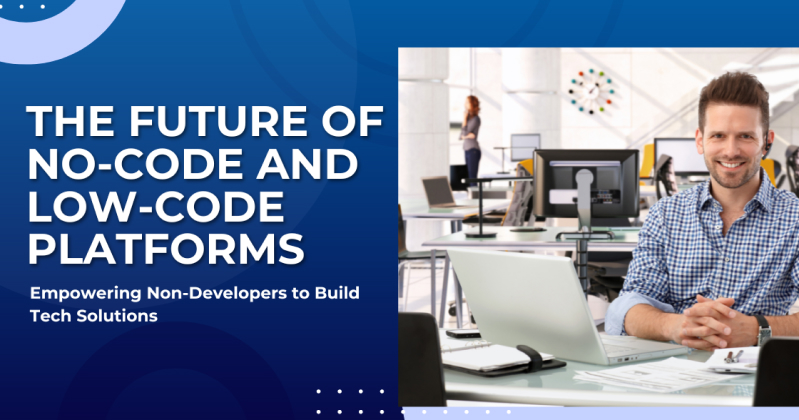 Non-developer building tech solutions using a no-code platform