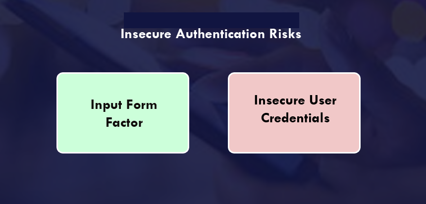 Insecure Authentication Risks